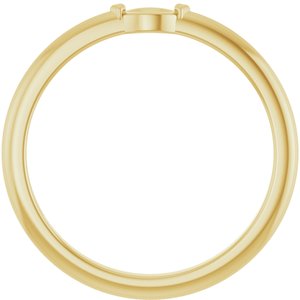 18K Yellow 4.5x2.5 mm Marquise Solitaire Ring Mounting – image 4