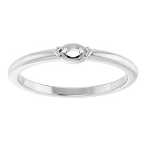 10K X1 White 4.5x2.5 mm Marquise Solitaire Ring Mounting – image 6