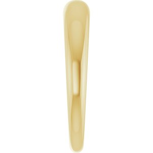 18K Yellow 2 mm Round Petite Dome Ring Mounting – image 7