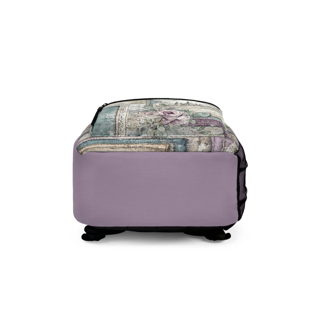 Ballerina Lavender Patchwork Backpack | Perfect for School, Travel, Gifts and Everyday Adventures
