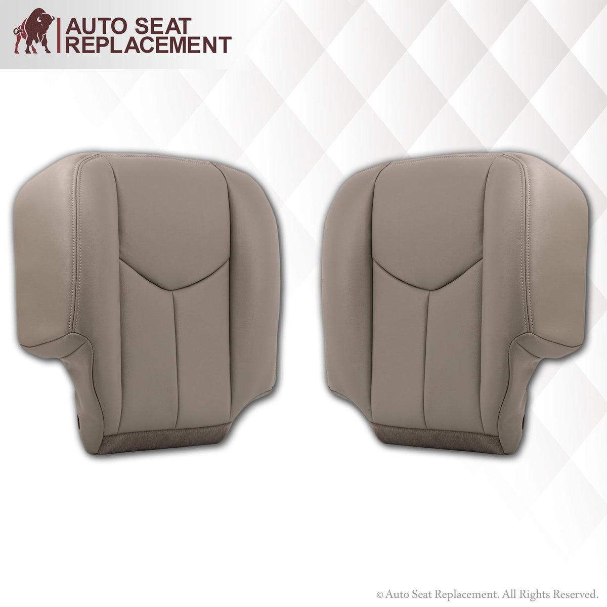 2003-2007 Chevy Tahoe/Suburban Seat Cover in Light Gray: Choose From Variations