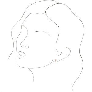 14K Rose Gold 1/4 CTW Natural Diamond Geometric Earrings – image 3