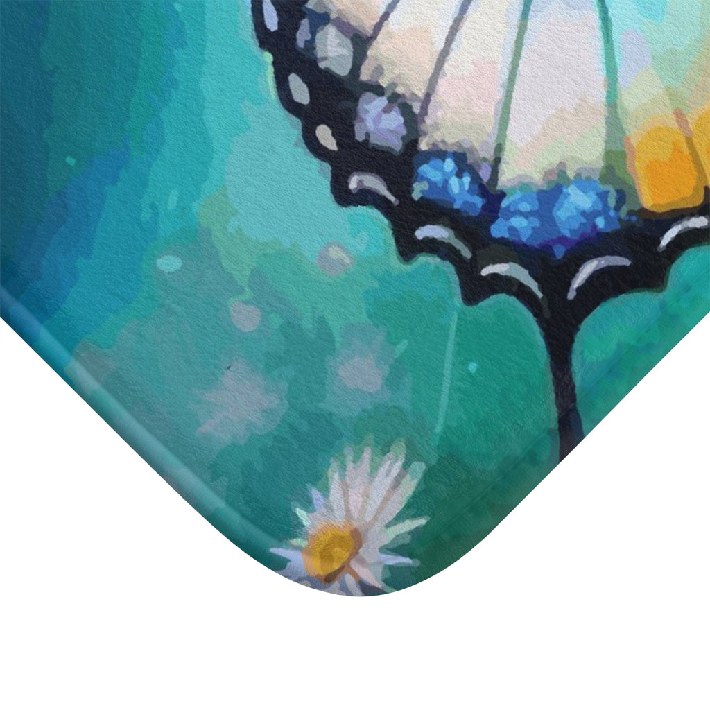 Beautiful Butterfly Bath Mat - Colorful Floor Rug for Nature Lovers