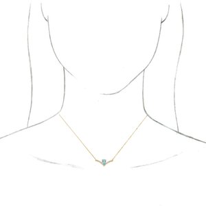 Accented V Necklace or Center