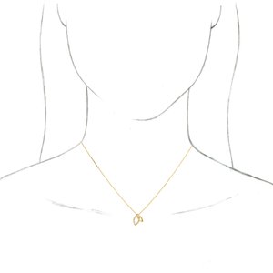 Double Leaf Necklace or Pendant
