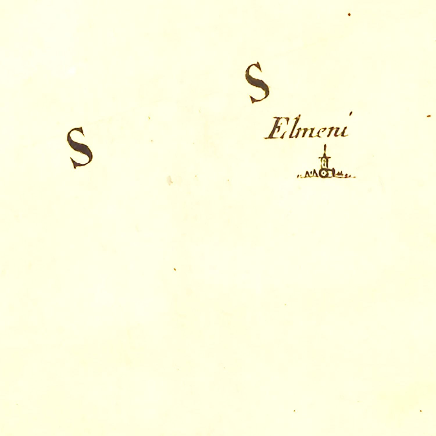 Vintage Map of Egypt 1665