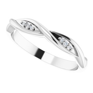 Stackable Twisted Ring