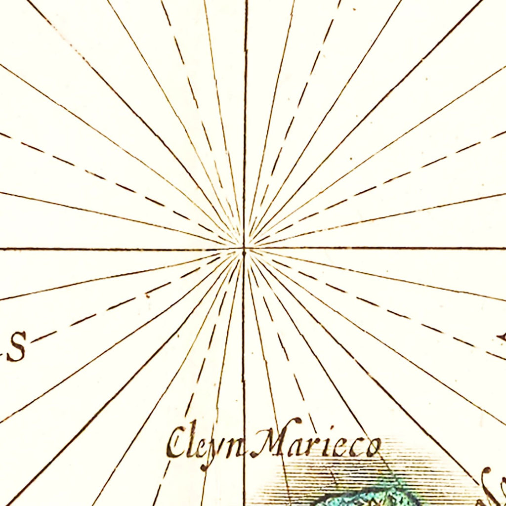 Vintage Map of the Spice Islands 1665