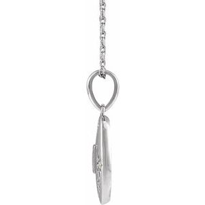 Platinum .07 CTW Natural Diamond Celestial 16-18" Necklace