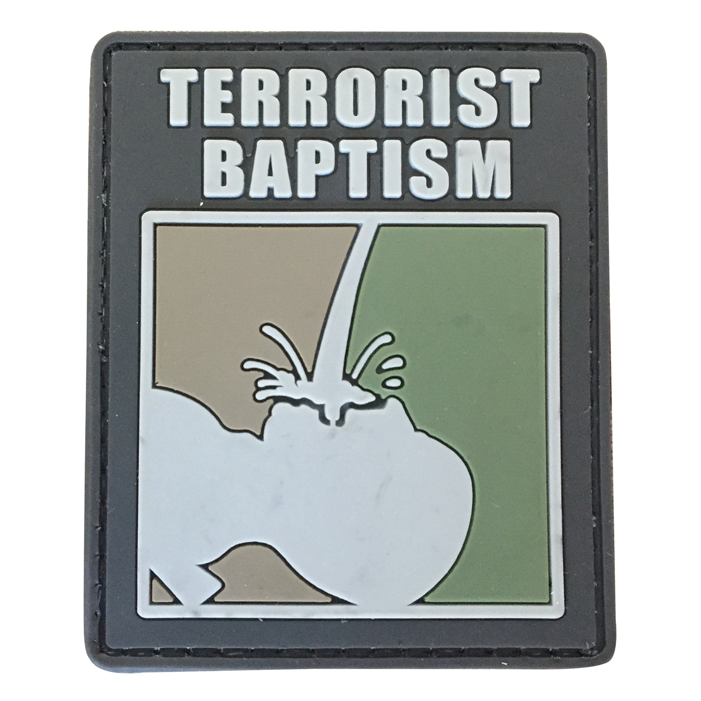 TERRORIST BAPTISM PVC Patch