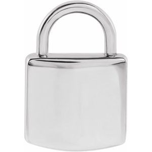 Engravable Lock Necklace or Pendant