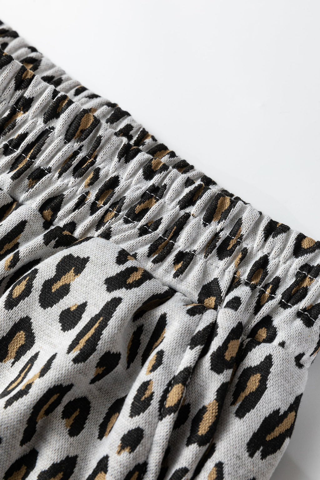 Leopard Short Sleeve Tee & Pants Set