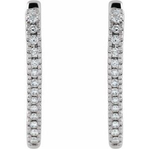 Inside-Outside Heart Hoop Earrings