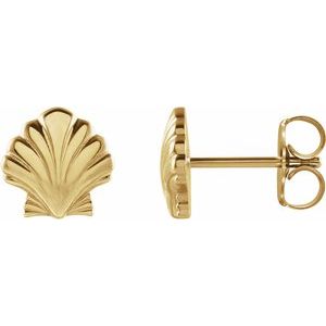 Tiny Shell Earrings