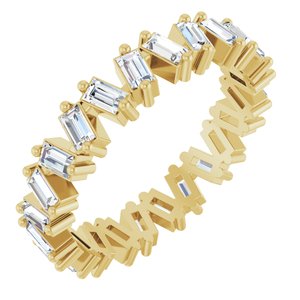 14K Yellow 1 CTW Natural Diamond Eternity Band Size 5