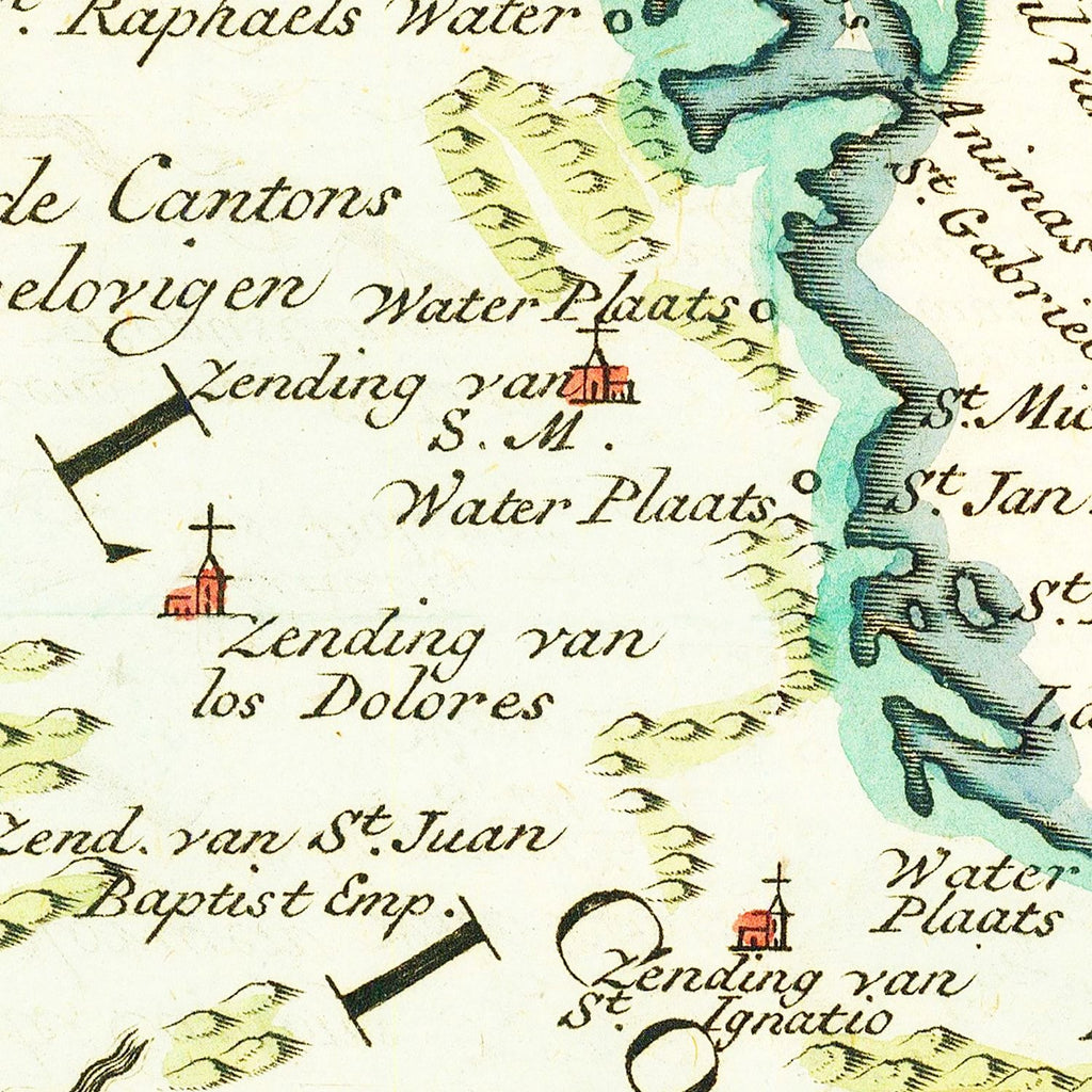Vintage Map of California 1765