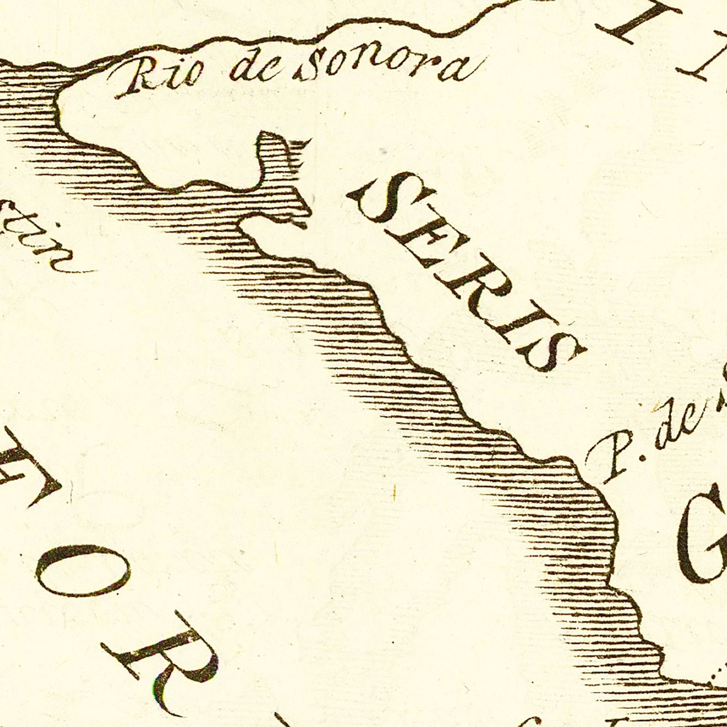 Vintage Map of California 1777