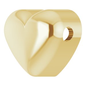 Puffed Heart Necklace or Pendant