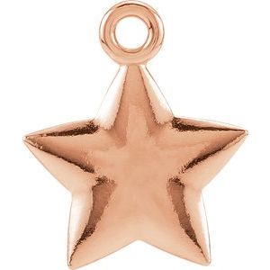 14K Rose Gold Posh Mommy®  Star Dangle