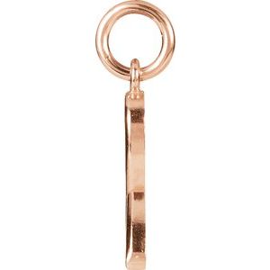 14K Rose Gold Posh Mommy® Breast Cancer Awareness Charm/Pendant – image 2