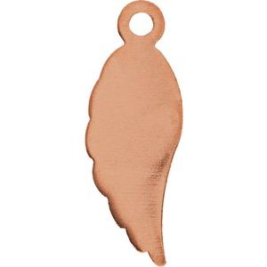 14K Rose Gold Posh Mommy® Angel Wing Dangle – image 3
