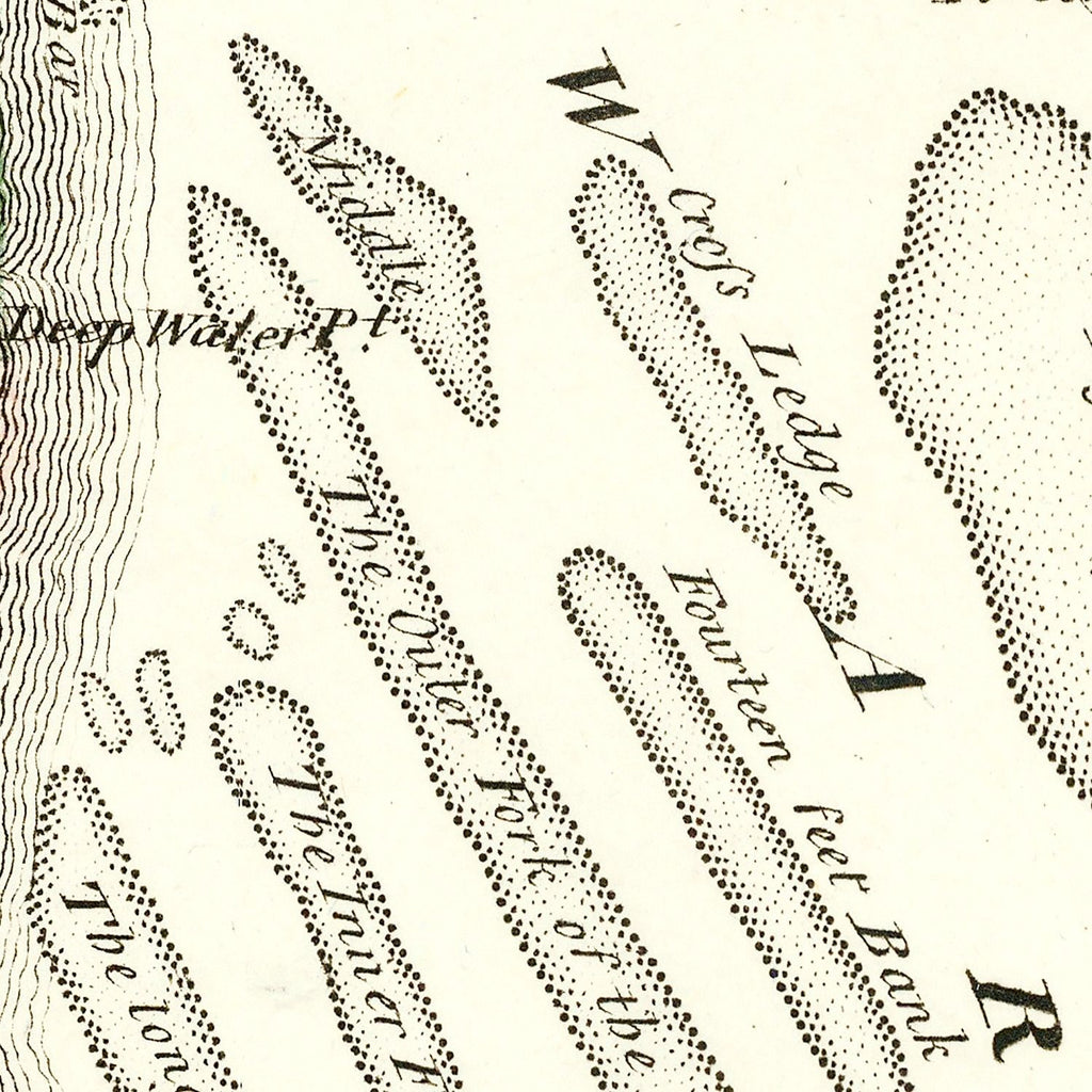 Vintage Map of Delaware 1814