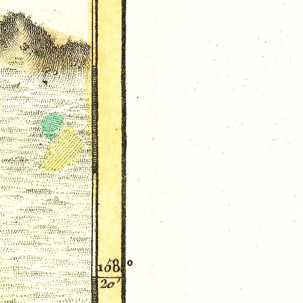 Vintage Map of Hawaii 1787