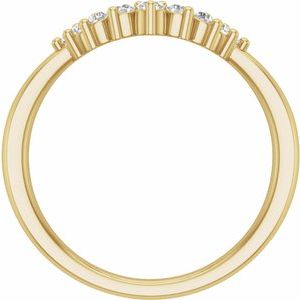 14K Yellow 1/3 CTW Natural Diamond Matching Band