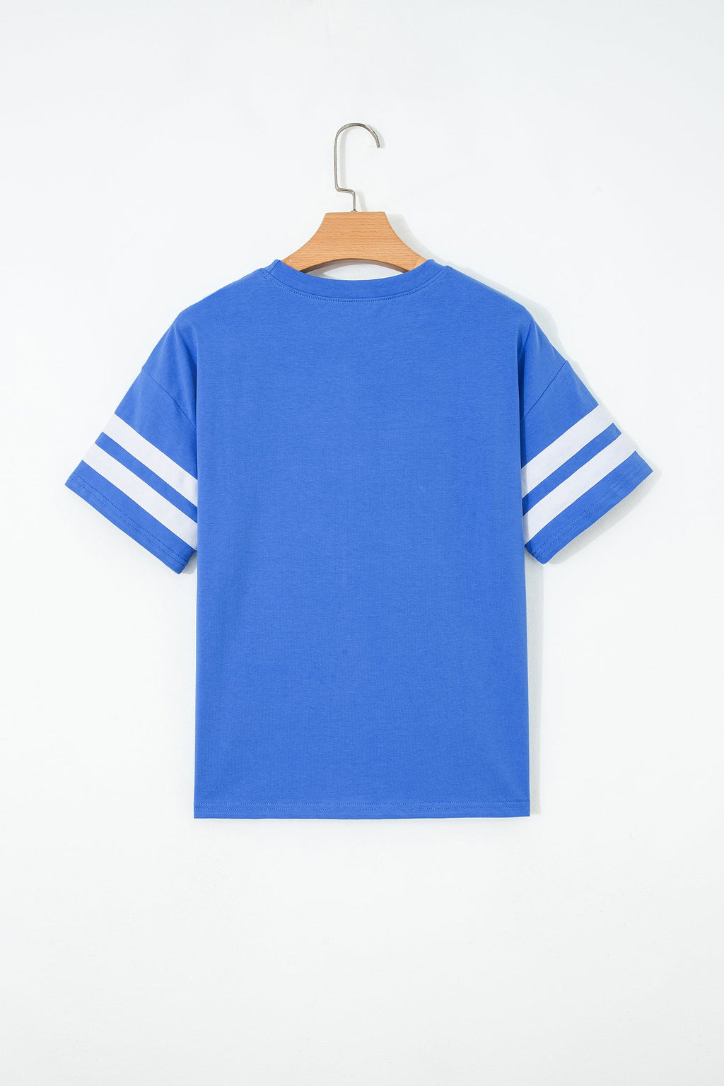 Varsity Stripe Crew Neck Short Sleeve T-Shirt