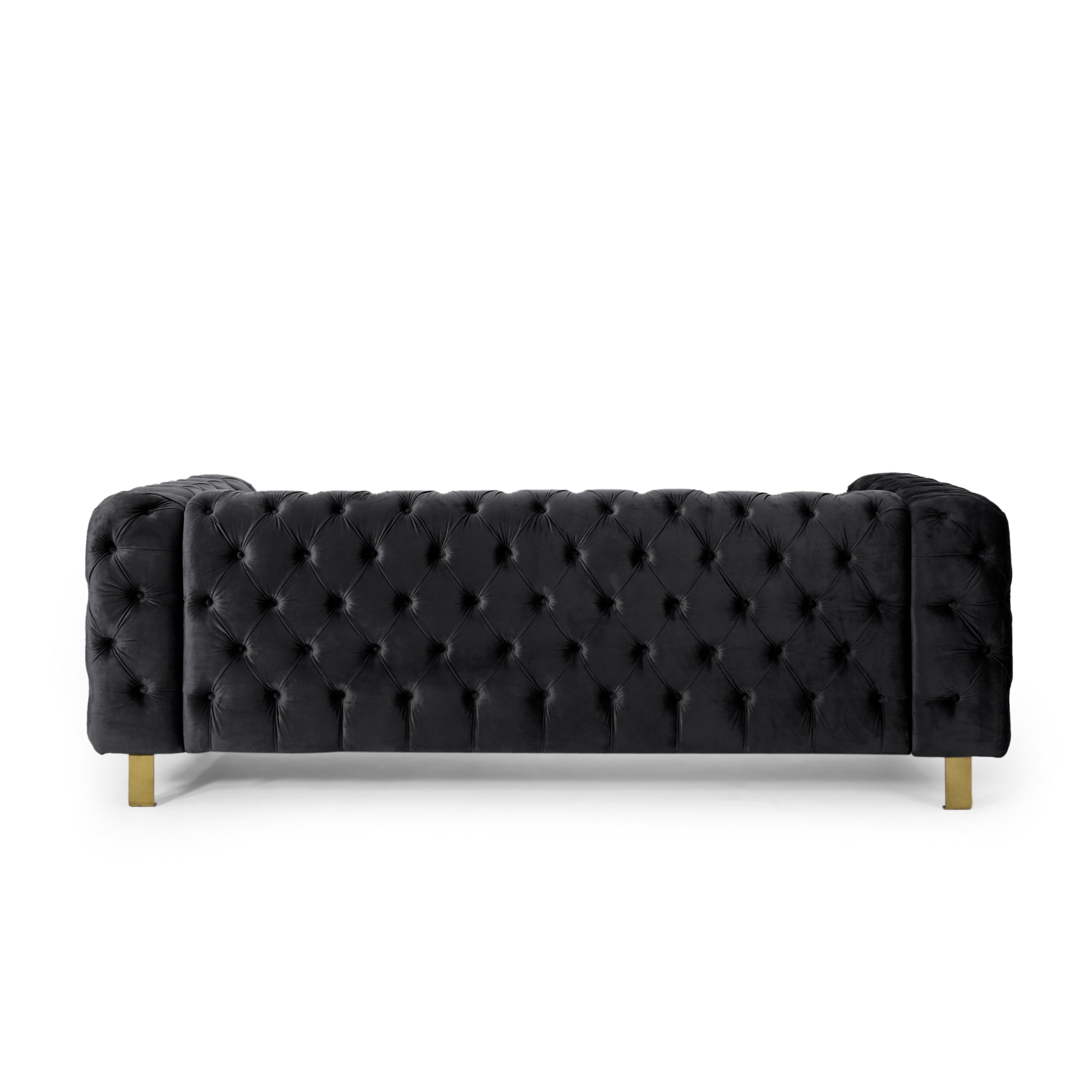 Mirod Comfy 3-seat Sofa with Tufted Back and Arm, Modern for Living Room