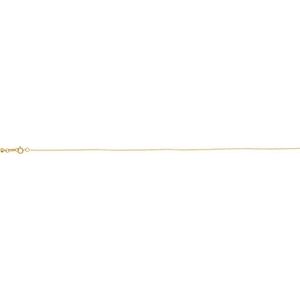 14K Yellow Gold-Filled 1.1 mm Adjustable Threader Cable 6-8" Chain