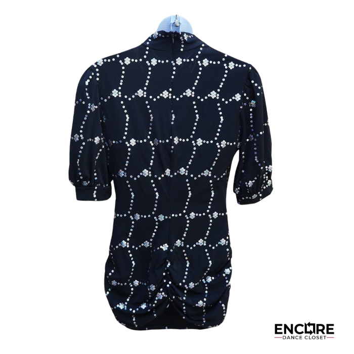 Silver Starlight Mesh Dress