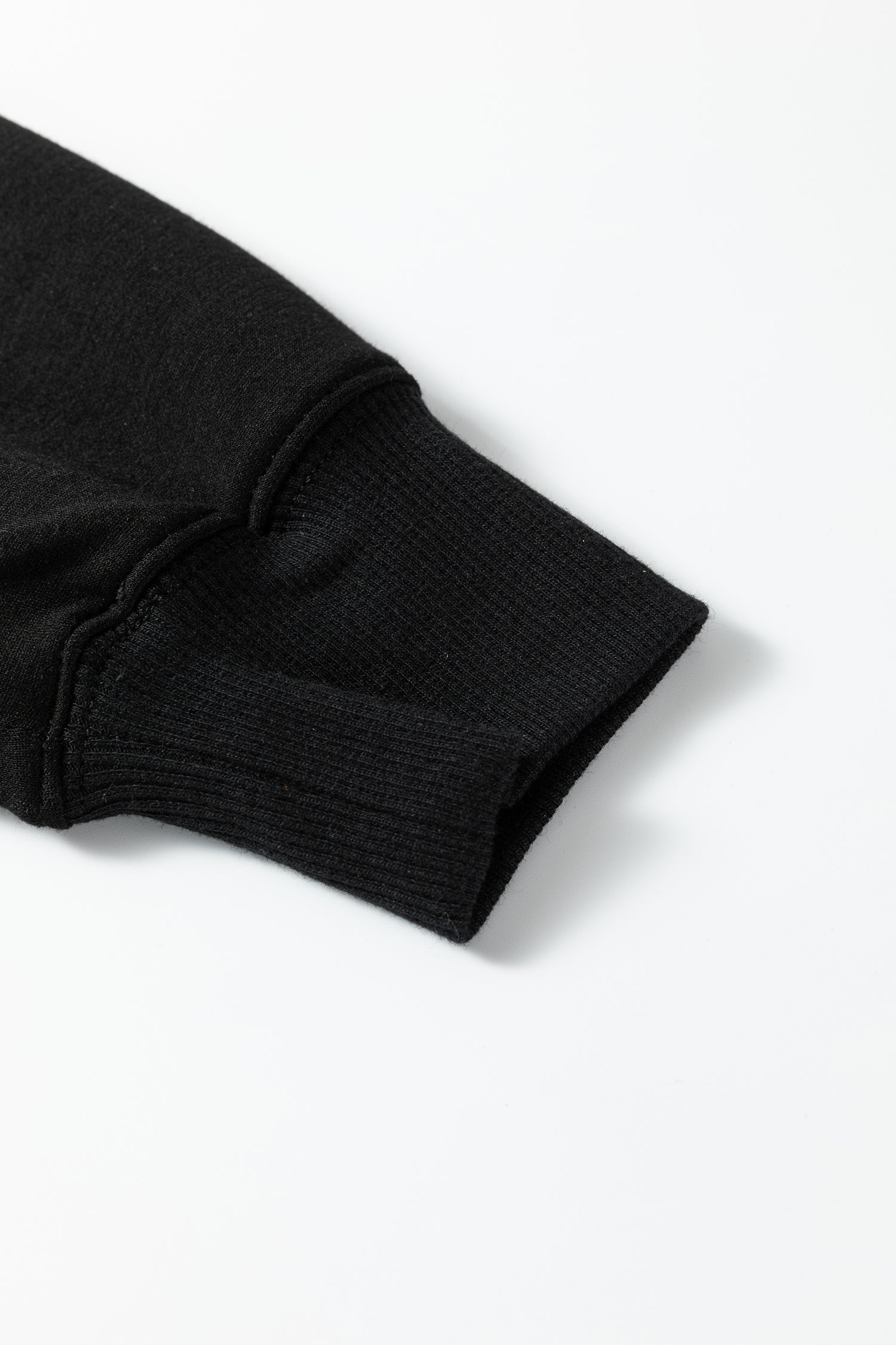 Collar V-Neck Sweatshirt & Sweatpants Set