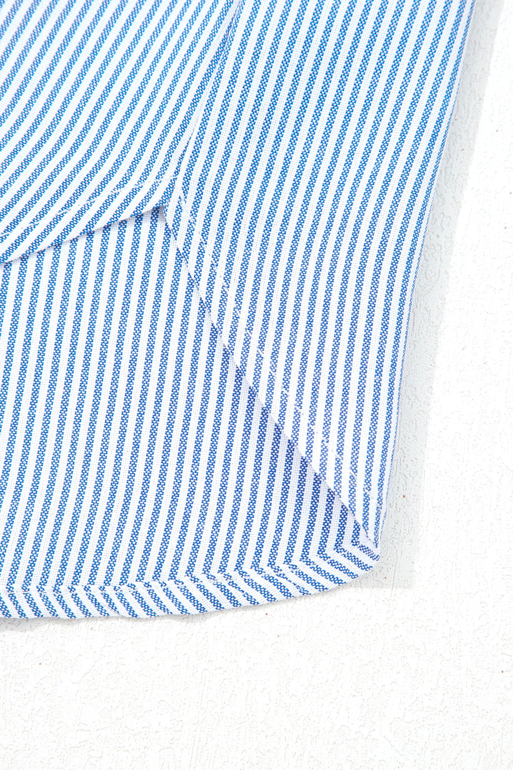 Varsity Stripe Leopard Patchwork Button Down Shirt
