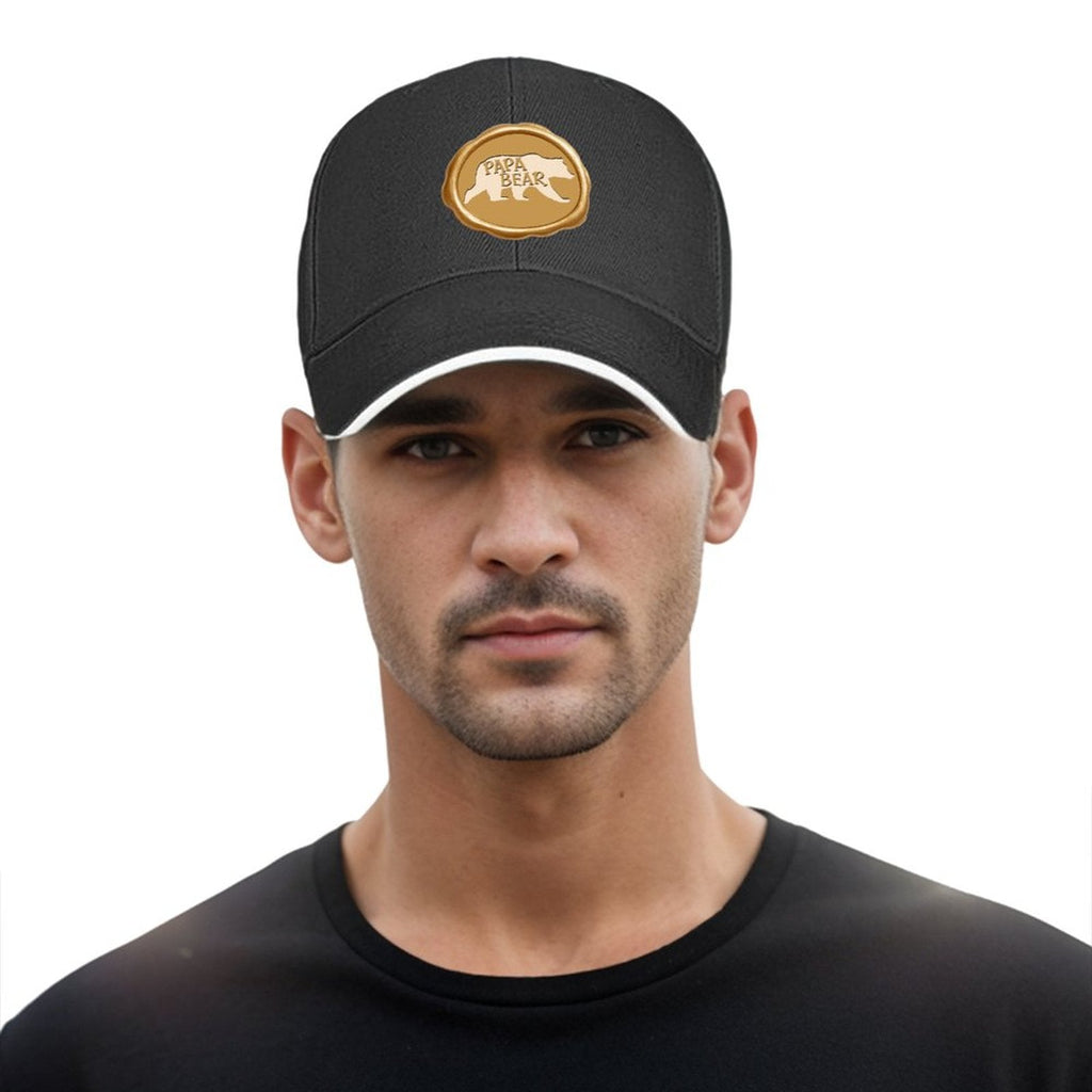 Papa Bear Golden Seal Sandwich Visor Baseball Cap