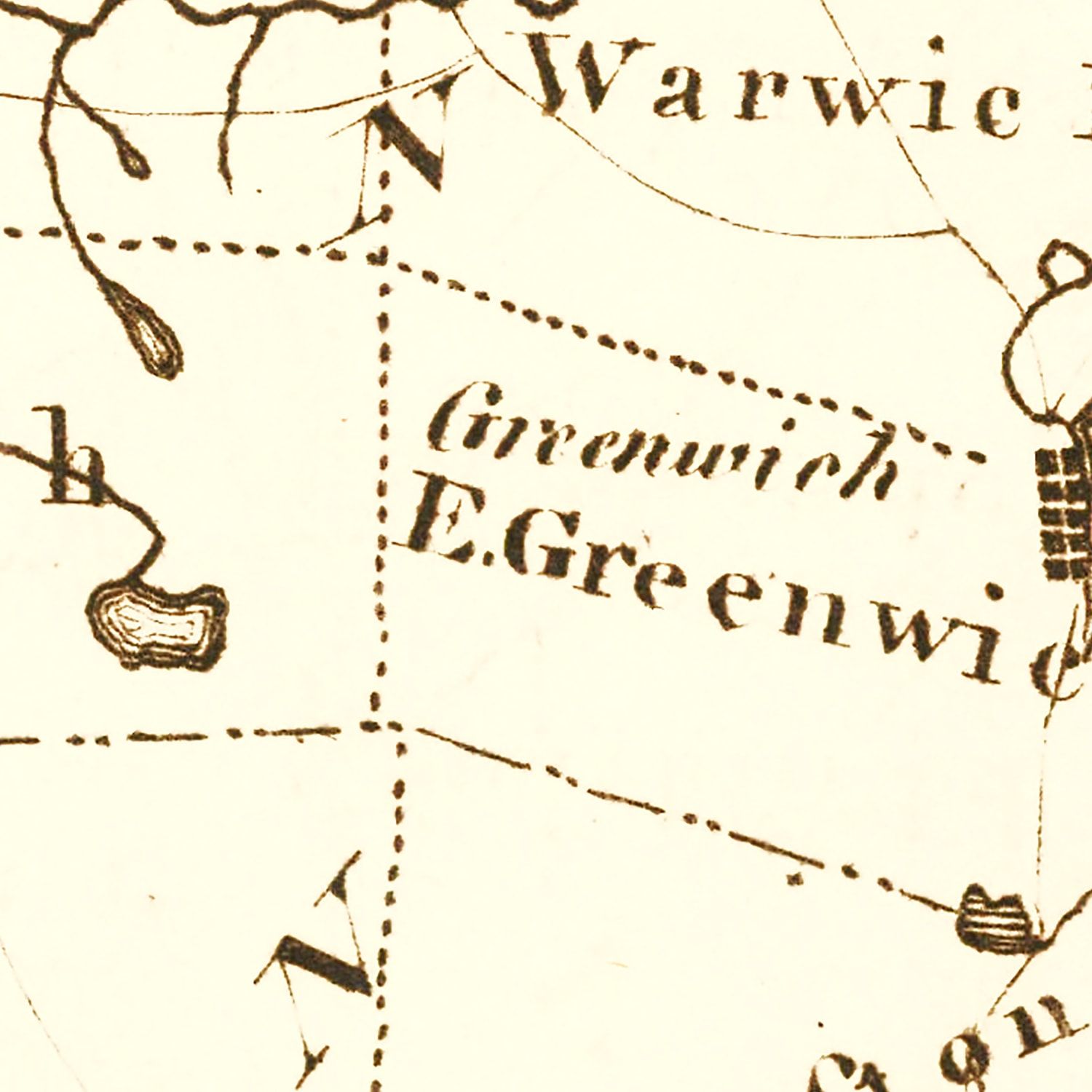 Vintage Map of Rhode Island 1795