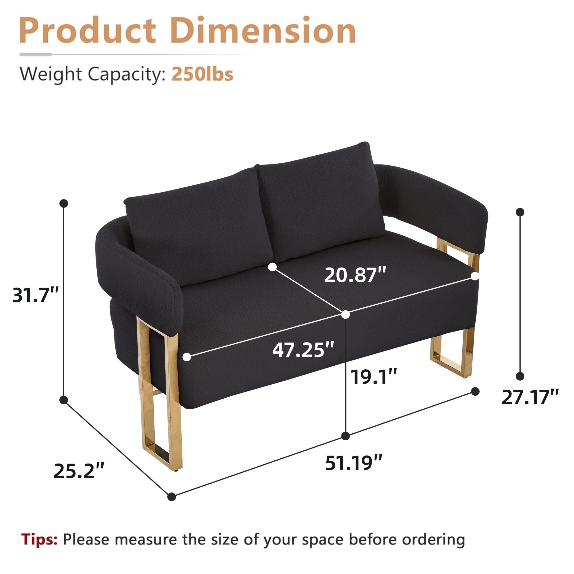Decorative Upholstered Side Chair For Living Room