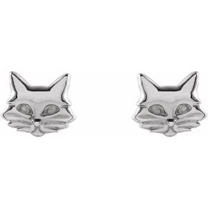 Tiny Cat Earrings