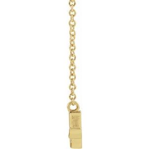 Petite Mommy Script Necklace or Center