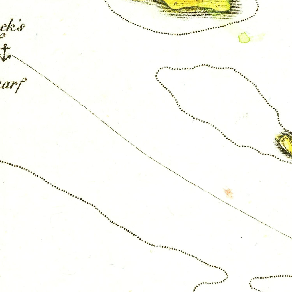 Vintage Map of Boston, Massachusetts 1788