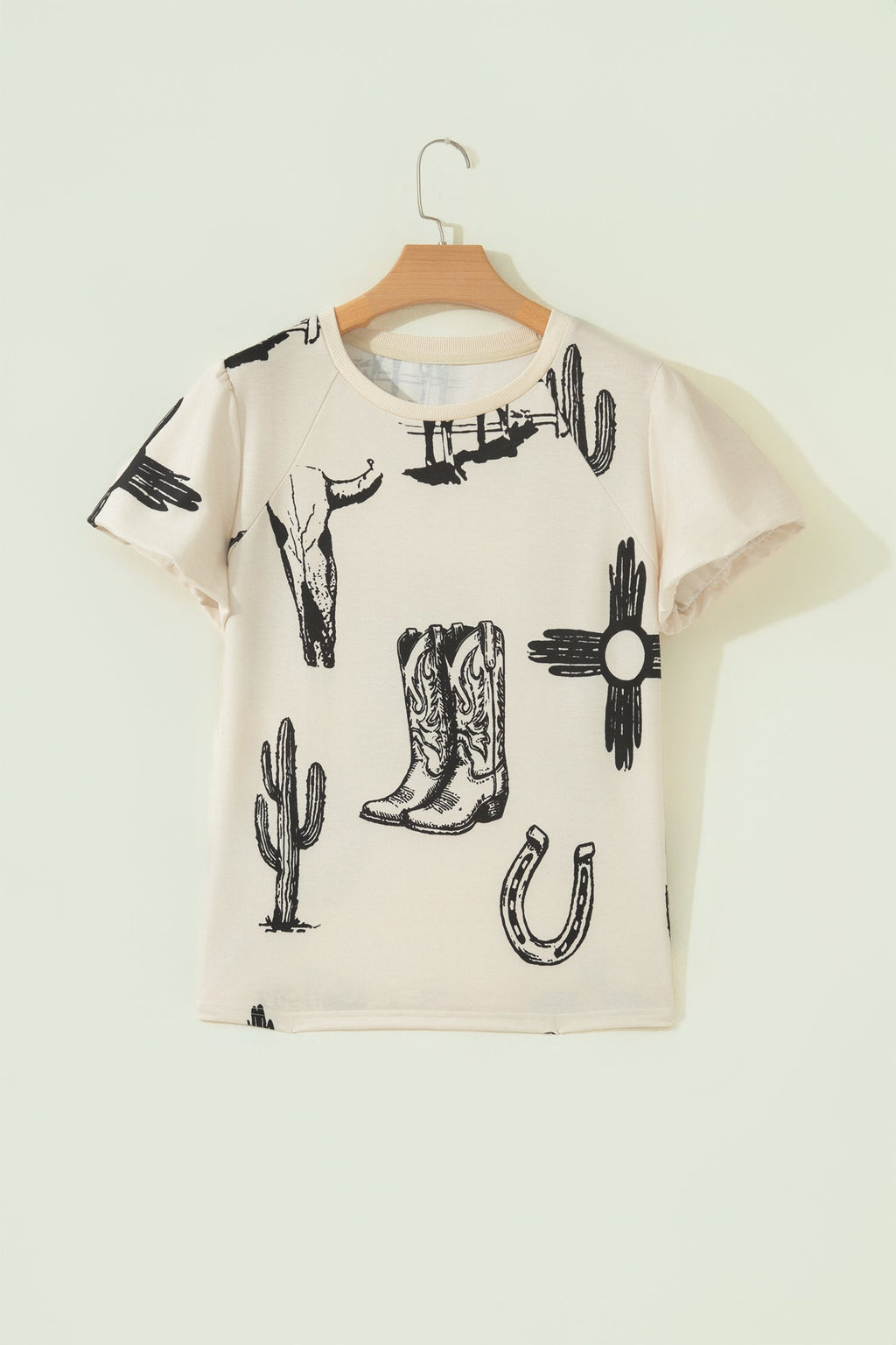 Western Retro Short Sleeve T-Shirt