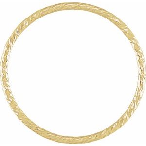 Faceted Stackable Ring