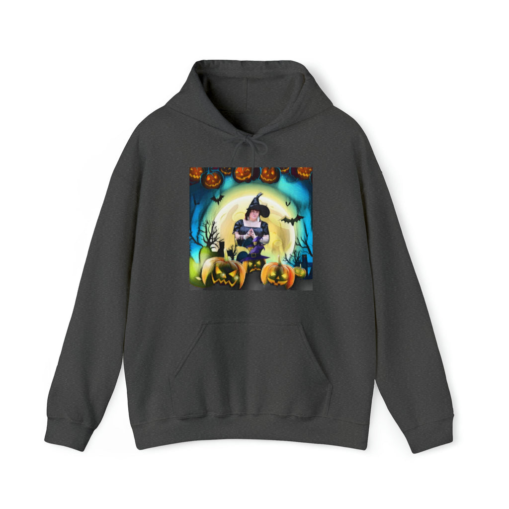 Scary Witch Unisex Heavy Blend™ Hooded Sweatshirt up to 5XL