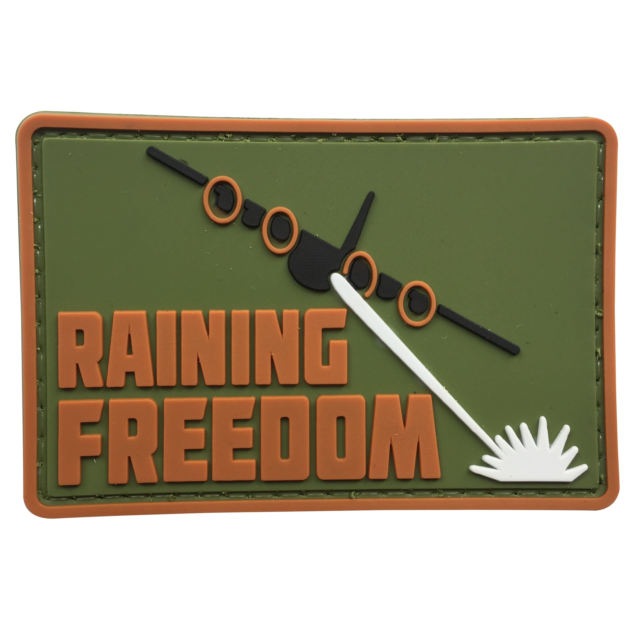 Raining Freedom PVC Patch Red