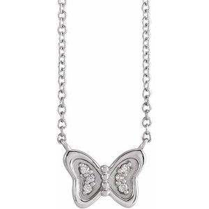 Butterfly Necklace or Center