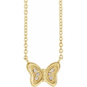 Butterfly Necklace or Center