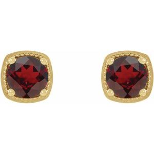 Round 4-Prong Earrings