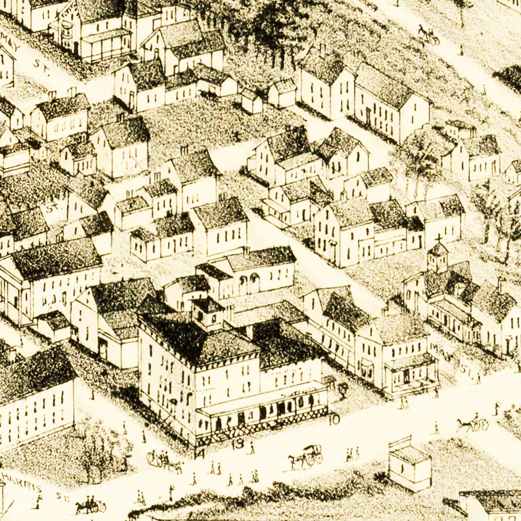 Vintage Map of Oakdale, Massachusetts 1891
