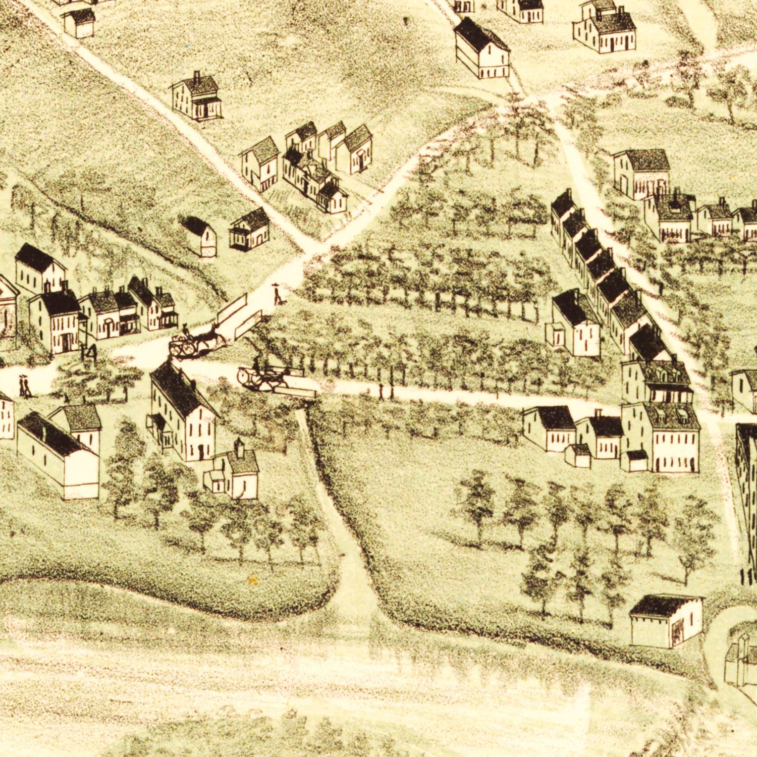 Vintage Map of Hope, Rhode Island 1889