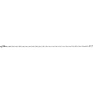 14K White Gold 2 CTW Natural Diamond Line 7 1/4" Bracelet – image 4